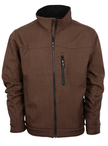 STS Ranchwear Youth Unisex Slack Heather Brown 100% Polyester Softshell Jacket
