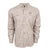 STS Ranchwear Mens Fischer Performance Khaki Bull Print Nylon/Spandex L/S Shirt