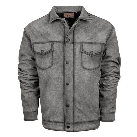 STS Ranchwear Youth Unisex Brumby Gray 100% Polyester Softshell Jacket