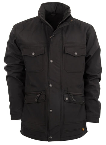 STS Ranchwear Mens Brazos II Black Polyester Softshell Jacket