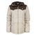 STS Ranchwear Womens Rowan Cream/Brown 100% Polyester Softshell Jacket