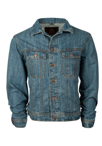 STS Ranchwear Mens Taylor Stone Washed Denim 100% Cotton Cotton Jacket