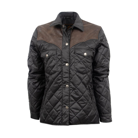 STS Ranchwear Womens Ransom Black 100% Polyester Softshell Jacket