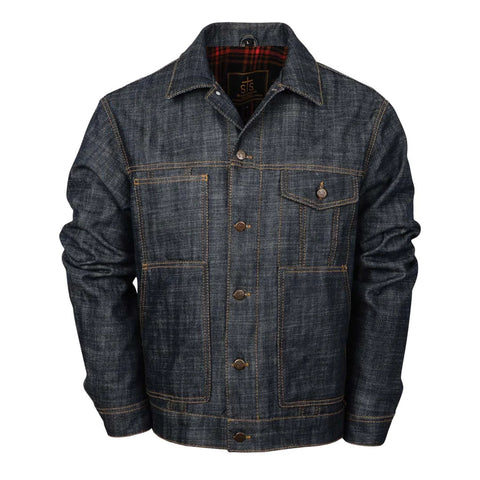 STS Ranchwear Unisex Quinten Vintage Denim 100% Cotton Cotton Jacket L