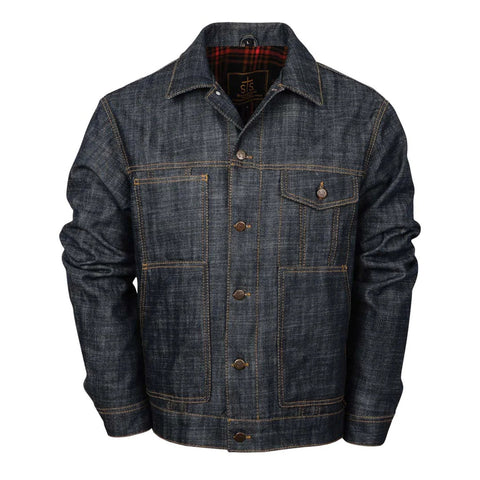 STS Ranchwear Mens Quinten Vintage Denim 100% Cotton Cotton Jacket