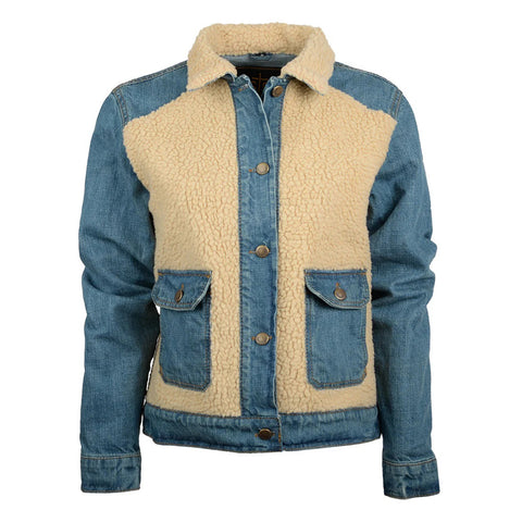 STS Ranchwear Womens The Hadley Sherpa Denim 100% Cotton Cotton Jacket