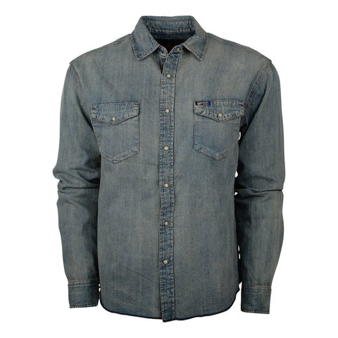 STS Ranchwear Youth Boys Will T Denim 100% Cotton L/S Shirt