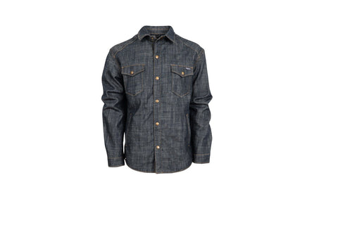 STS Ranchwear Mens Waylen Jacket Denim 100% Cotton L/S Shirt