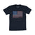 STS Ranchwear Unisex Bull & Rope Flag Tee Charcoal/Black Cotton S/S T-Shirt