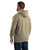 Berne Apparel Mens Heritage Thermal-Lined Zip Alpine Green Cotton Blend Hoodie