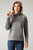 Kimes Ranch Womens Sedona Bossed Charcoal Heather 100% Polyester Hoodie
