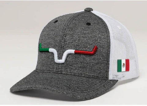 Kimes Ranch Unisex Semana Charcoal Cotton Twill Mexican Trucker Cap