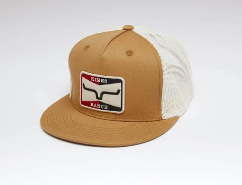 Kimes Ranch Unisex Sparky WW Brown Cotton Twill Trucker Cap