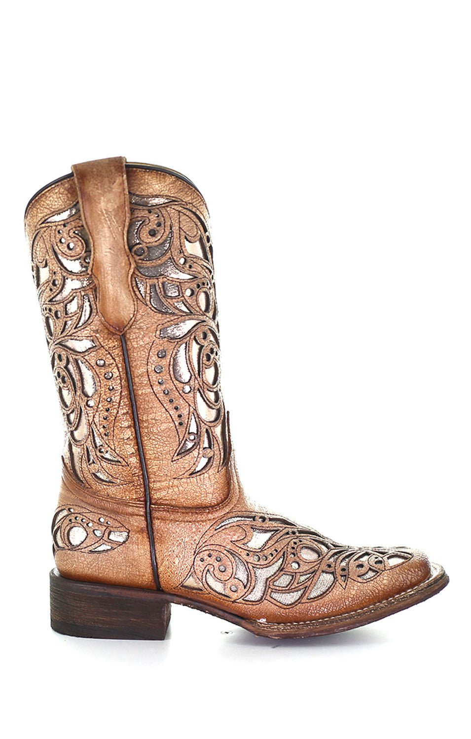 Womens corral square toe boots hotsell