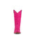 Corral Youth Girls Teen Embroidery Snip Toe Fuchsia Cowhide 11in Cowboy Boots