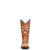 Corral Youth Girls Teen Glow in the Dark Floral Honey Cowhide Cowboy Boots