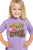 Cowgirl Up Toddler Girls Purple Cotton S/S T-Shirt Mommy's Little