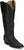 Tony Lama Womens Jess 15in Western Black Leather Cowboy Boots