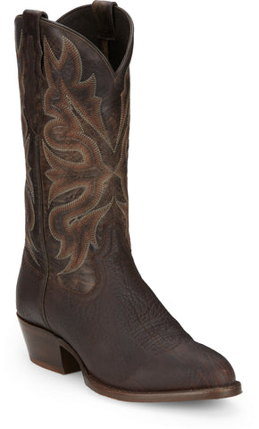 Tony Lama 1911 Mens Stegall Expresso Brown Leather Cowboy Boots