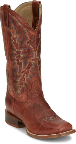 Tony Lama Mens Camarillo 13in Western Cognac Leather Cowboy Boots