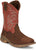 Tony Lama Mens Roustabout 11in WP ST Chestnut Leather Work Boots