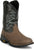 Tony Lama Mens Roustabout 11in Waterproof Grey/Black Leather Work Boots