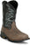 Tony Lama Mens Roustabout 11in WP ST Grey Leather Work Boots