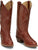 Tony Lama Mens McCandles Brandy Full Quill Ostrich Cowboy Boots 9.5 D