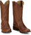 Tony Lama Mens Lenado 12in Western Walnut Leather Cowboy Boots