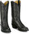 Tony Lama Mens Marco 12in Western Black Goat Leather Cowboy Boots