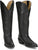 Tony Lama Womens Jess 15in Western Black Leather Cowboy Boots
