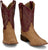 Tony Lama Mens Dolcetto 11in Western Umber/Red Leather Cowboy Boots