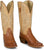 Tony Lama Womens Zaire Cognac Full Quill Ostrich Cowboy Boots