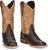 Tony Lama Womens Gabriella Espresso Leather Cowboy Boots