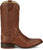 Tony Lama Mens Lenado 12in Western Walnut Leather Cowboy Boots