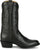 Tony Lama Mens Marco 12in Western Black Goat Leather Cowboy Boots