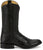 Tony Lama Mens Canonero 12in Western Jet Black Full Quill Ostrich Cowboy Boots