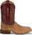 Tony Lama Mens Dolcetto 11in Western Umber/Red Leather Cowboy Boots