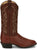 Tony Lama 13in R Toe Mens Cognac Smooth Quill Ostrich Cowboy Boots 11D