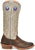 Tony Lama 15in Buckaroo Mens Grey/Brown Henley Leather Cowboy Boots 12D