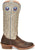 Tony Lama 15in Buckaroo Mens Grey/Brown Henley Leather Cowboy Boots