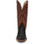 Tony Lama Mens Rylen 13in Black/Red Full Quill Ostrich Cowboy Boots