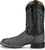 Tony Lama Mens Vale 11in Grey Full Quill Ostrich Cowboy Boots