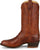 Tony Lama Mens Marco 12in Western Cognac Goat Leather Cowboy Boots