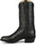 Tony Lama Mens Marco 12in Western Black Goat Leather Cowboy Boots