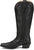 Tony Lama Womens Jess 15in Western Black Leather Cowboy Boots