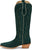 Tony Lama Womens Liz 15in Western Emerald Suede Cowboy Boots