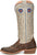 Tony Lama 15in Buckaroo Mens Grey/Brown Henley Leather Cowboy Boots