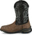 Tony Lama Mens Roustabout 11in Waterproof Grey/Black Leather Work Boots