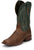 Tony Lama 11in 1911 Croc Mens Walnut/Green Tapadera Leather Cowboy Boots